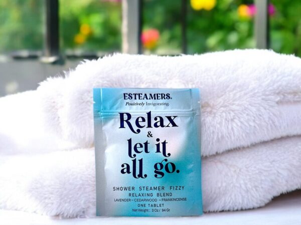 'Relax & Let It All Go.' Shower Steamer - Image 2