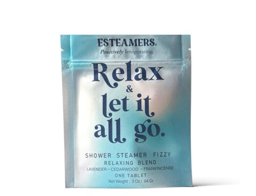'Relax & Let It All Go.' Shower Steamer